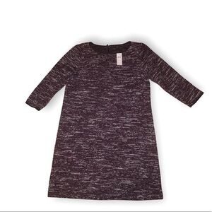 Ann Taylor purple black white dress NWT